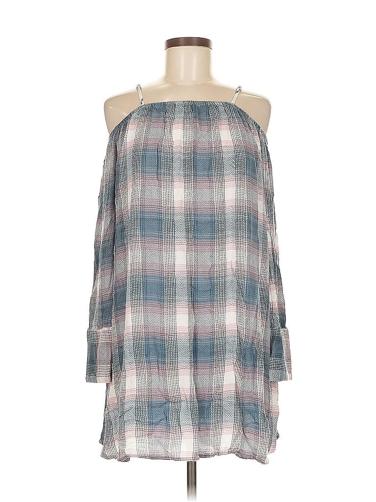 Pre-owned Hem & Thread 3/4 Sleeve Blouse In Gray