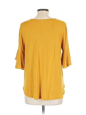 Perfect Peach 3/4 Sleeve Top (view 2)