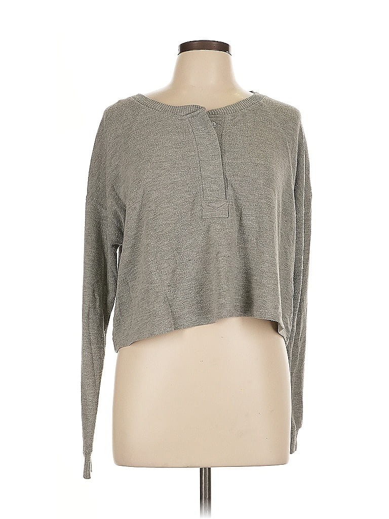 Click to view more detailed imagery on our partner's website Pre-owned Bp. Long Sleeve Henley Shirt In Gray