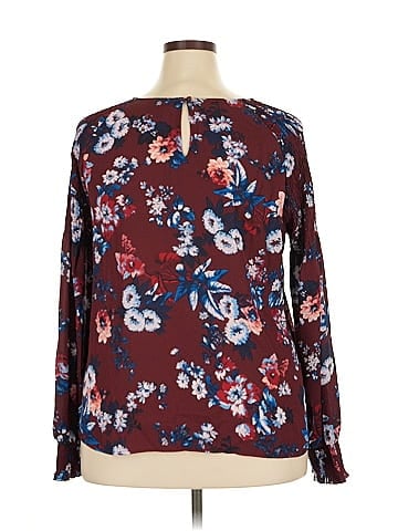 a.n.a. A New Approach Long Sleeve Blouse (view 2)