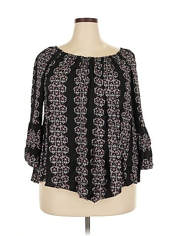 New Directions 3/4 Sleeve Blouse (view 1)