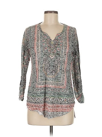 One World 3/4 Sleeve Blouse (view 1)