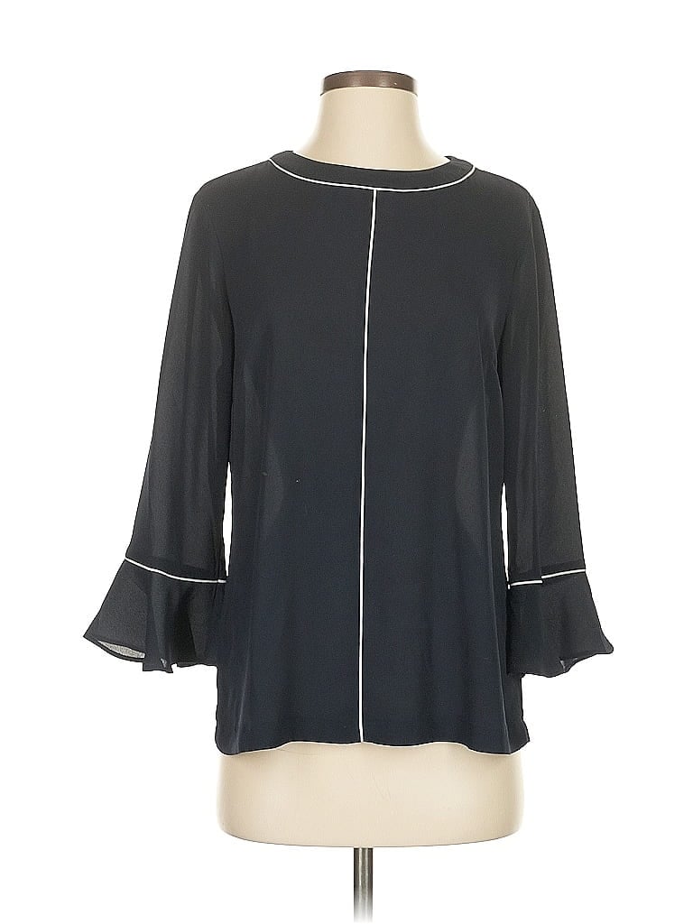 BANANA REPUBLIC Pre-owned 3/4 Sleeve Blouse In Black