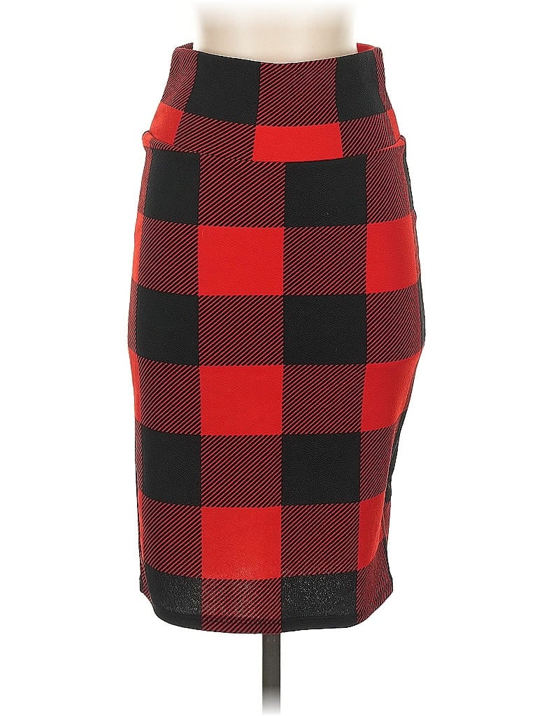 Pre-owned Lularoe Casual Skirt In Red