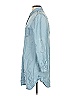 BeachLunchLounge 100% Lyocell Blue Long Sleeve Button-Down Shirt Size P (petite) - photo 5
