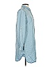 BeachLunchLounge 100% Lyocell Blue Long Sleeve Button-Down Shirt Size P (petite) - photo 4