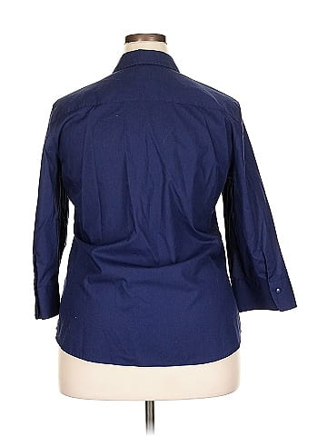 Foxcroft 3/4 Sleeve Button-Down Shirt (view 2)