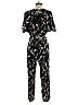 Banana Republic Floral Black Jumpsuit Size 6 - photo 2