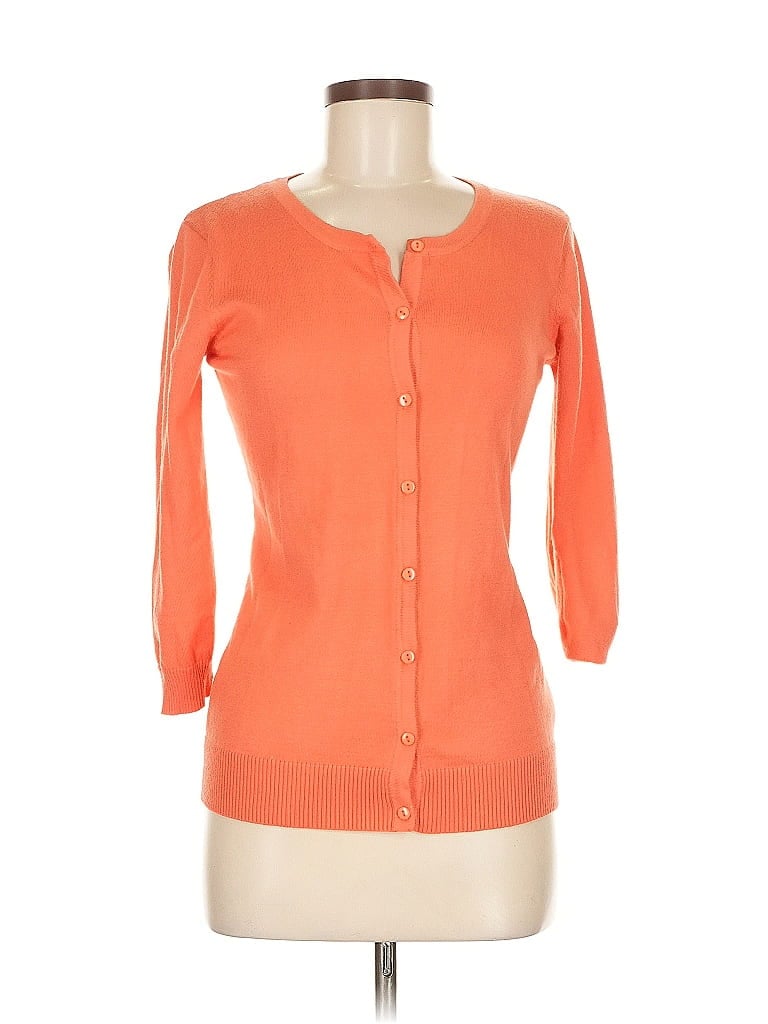 Pre-owned Downeast Cardigan Sweater In Orange