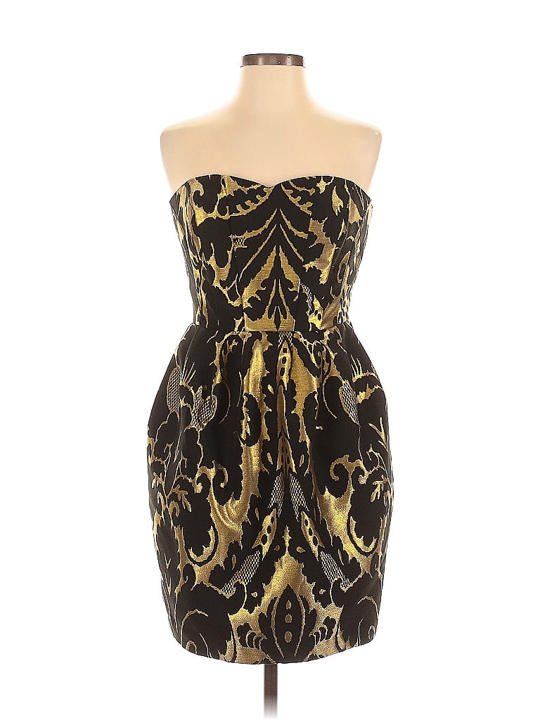 Pre-owned H&m Cocktail Dress In Black