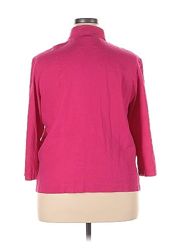 A.K.C. 3/4 Sleeve Button-Down Shirt (view 2)