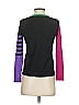 Akris Punto Color Block Purple Black Pullover Sweater Size 1 - photo 2
