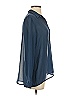 Bellatrix 100% Polyester Blue Long Sleeve Blouse Size S - photo 4