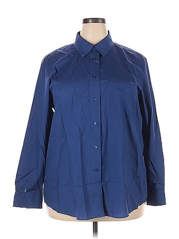 Foxcroft 3/4 Sleeve Button-Down Shirt (view 1)