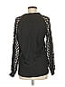 MIHOLL Black Long Sleeve Top Size M - photo 2