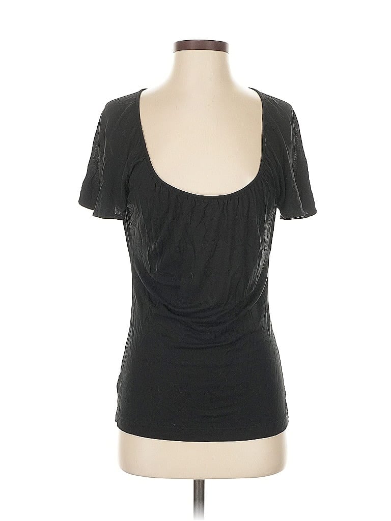 Pre-owned Ann Taylor Loft Short Sleeve T-shirt In Black