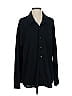 Assorted Brands Solid Black Long Sleeve Button-Down Shirt Size 2 - photo 1