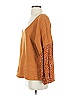 By Anthropologie 100% Cotton Brown Pullover Sweater Size S - photo 5