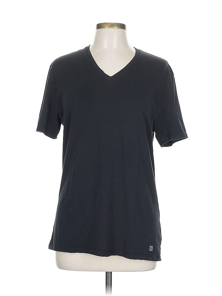 Pre-owned Fila Short Sleeve T-shirt In Black
