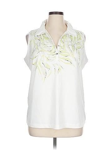 Zenergy by Chico's Sleeveless Button-Down Shirt (view 1)