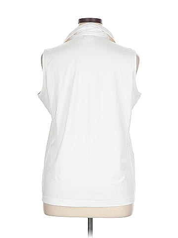 Zenergy by Chico's Sleeveless Button-Down Shirt (view 2)