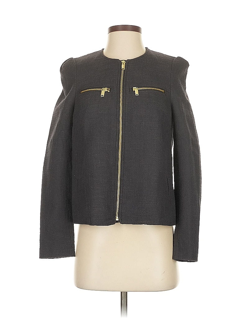 Pre-owned H&m Jacket In Gray