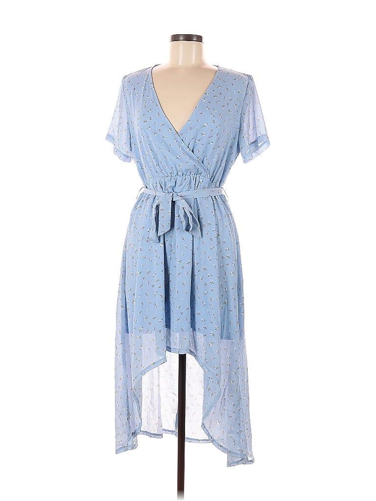 Pre-owned Nasty Gal Inc. Casual Dress In Blue