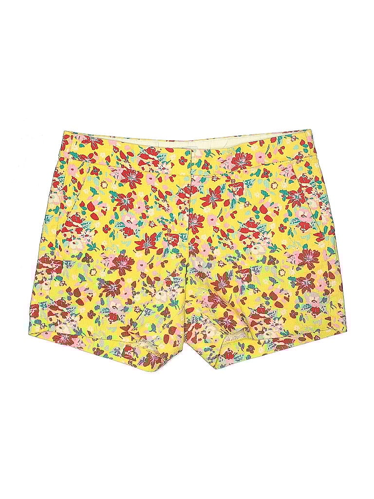 Pre-owned J.crew Factory Store Shorts In Yellow