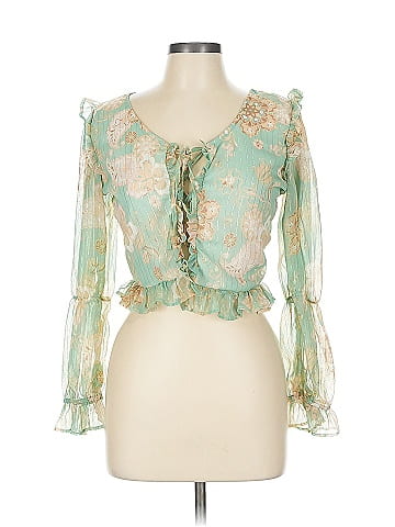 Poof! 3/4 Sleeve Blouse (view 1)