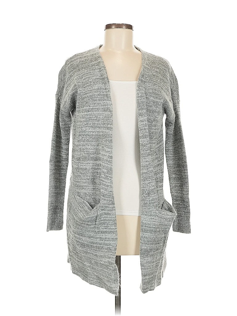 Pre-owned Express Cardigan Sweater In Gray