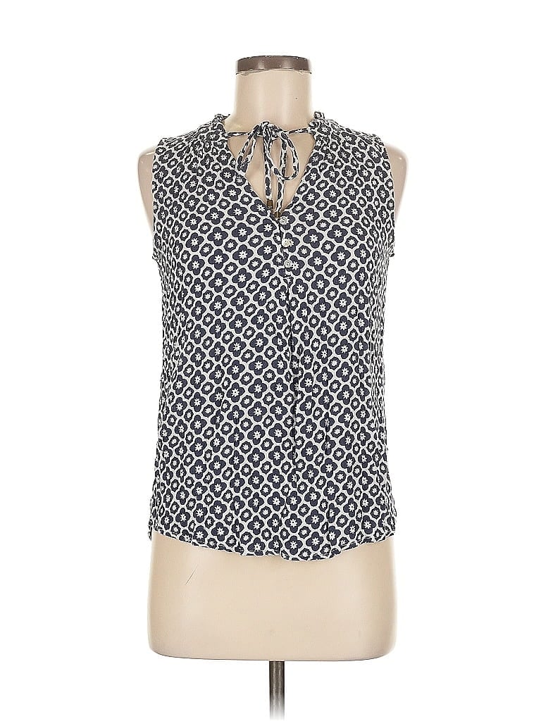 Pre-owned Market & Spruce Sleeveless Blouse In Blue