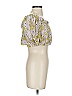 Minkpink Yellow Short Sleeve Blouse Size S - photo 4