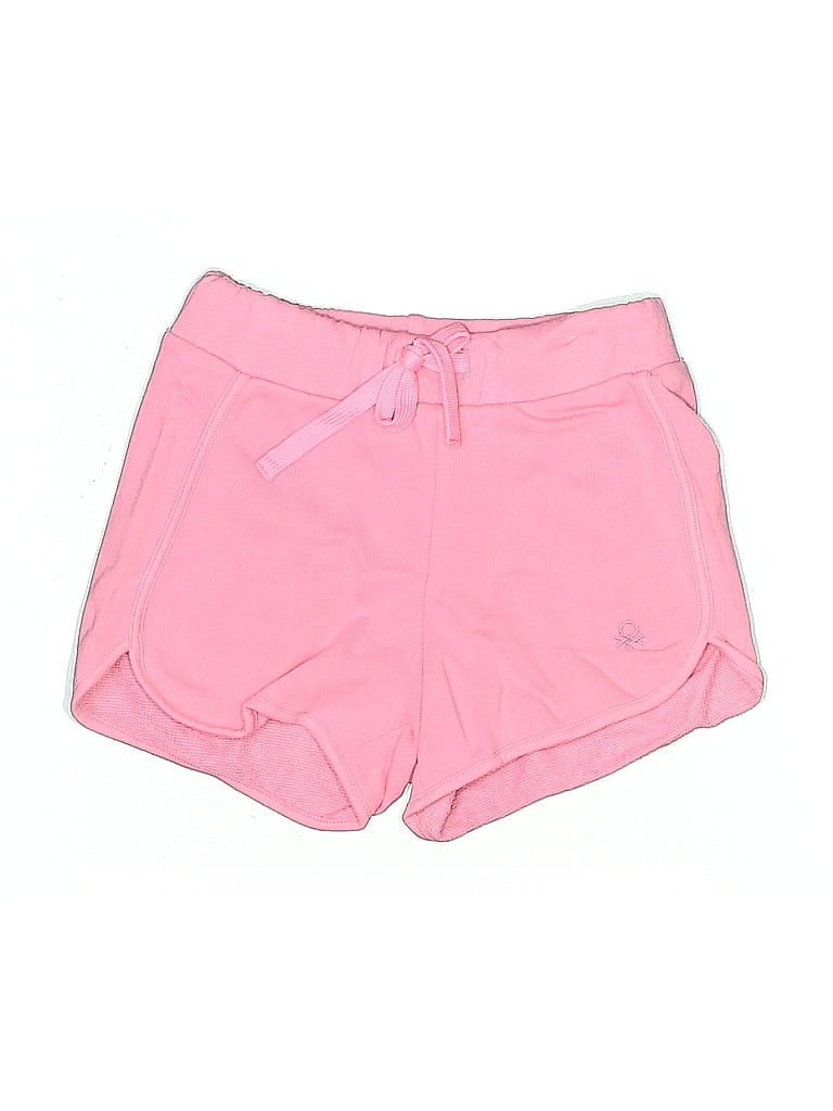 Pre-owned United Colors Of Benetton Kids'  Athletic Shorts In Pink