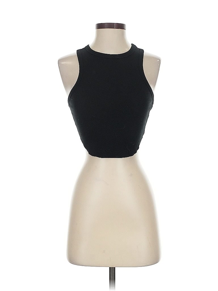 WILD FABLE Pre-owned Tank Top Black Halter Neckline Tops