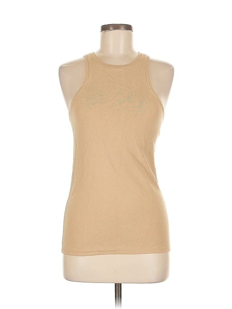 Pre-owned The Drop Sleeveless T-shirt In Brown