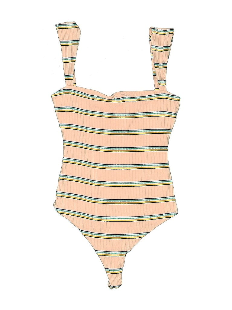 Pre-owned Privacy Please Bodysuit In Yellow