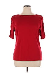 Karen Scott 3/4 Sleeve T Shirt