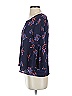 Sienna Sky 100% Polyester Blue 3/4 Sleeve Blouse Size S - photo 5