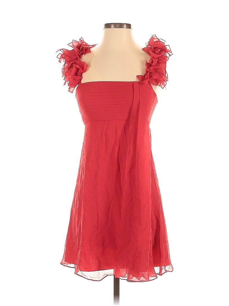 Pre-owned Bcbgmaxazria Cocktail Dress In Red