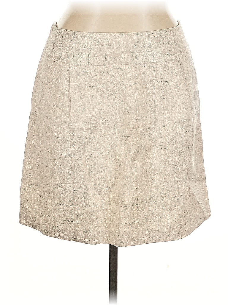 Pre-owned Merona Formal Skirt In White