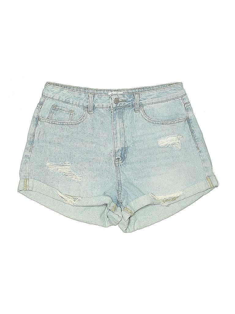 Click to view more detailed imagery on our partner's website Pre-owned Simple Society Denim Shorts In Blue