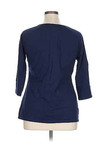 Hanes 3/4 Sleeve T-Shirt (view 2)