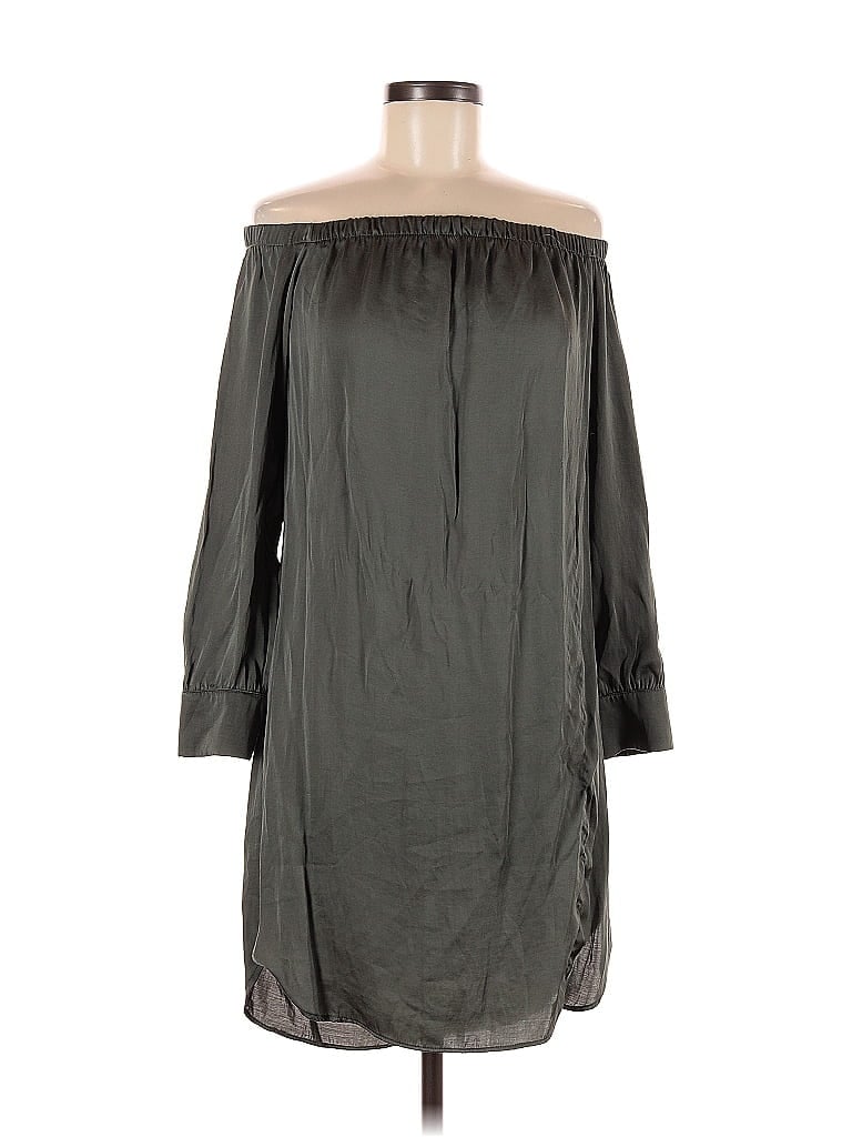 Pre-owned Assorted Brands Casual Dress In Gray