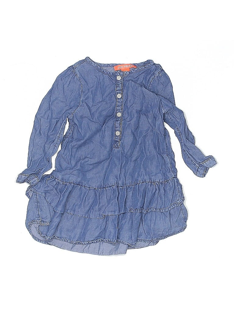 Pre-owned Joe Fresh Kids' Dress In Blue