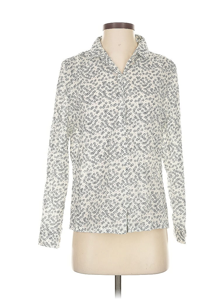 Click to view more detailed imagery on our partner's website Pre-owned Solid & Striped Long Sleeve Blouse In White