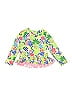 Nicole Miller New York 100% Polyester Green Pink Rash Guard Size 2 (tall) - photo 1