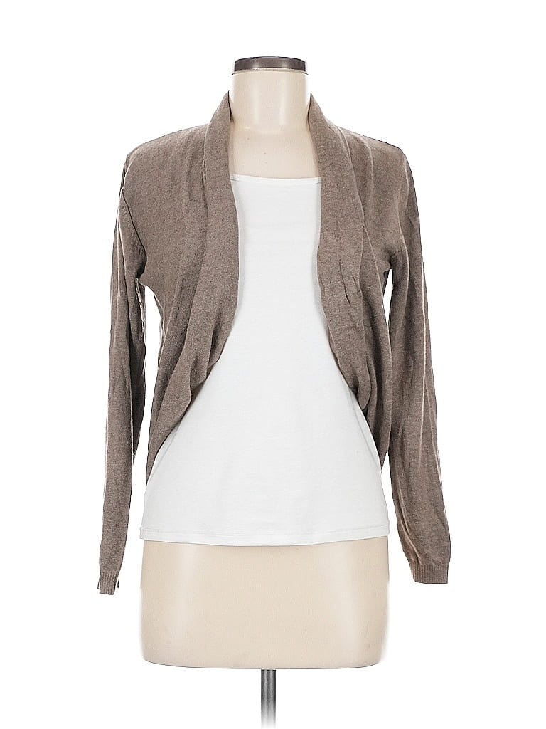 Pre-owned Max Studio Cardigan Sweater In Brown