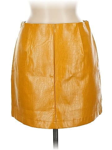 Glam Faux Leather Skirt (view 2)