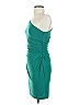 Xscape Solid Teal Cocktail Dress Size 4 (petite) - photo 5