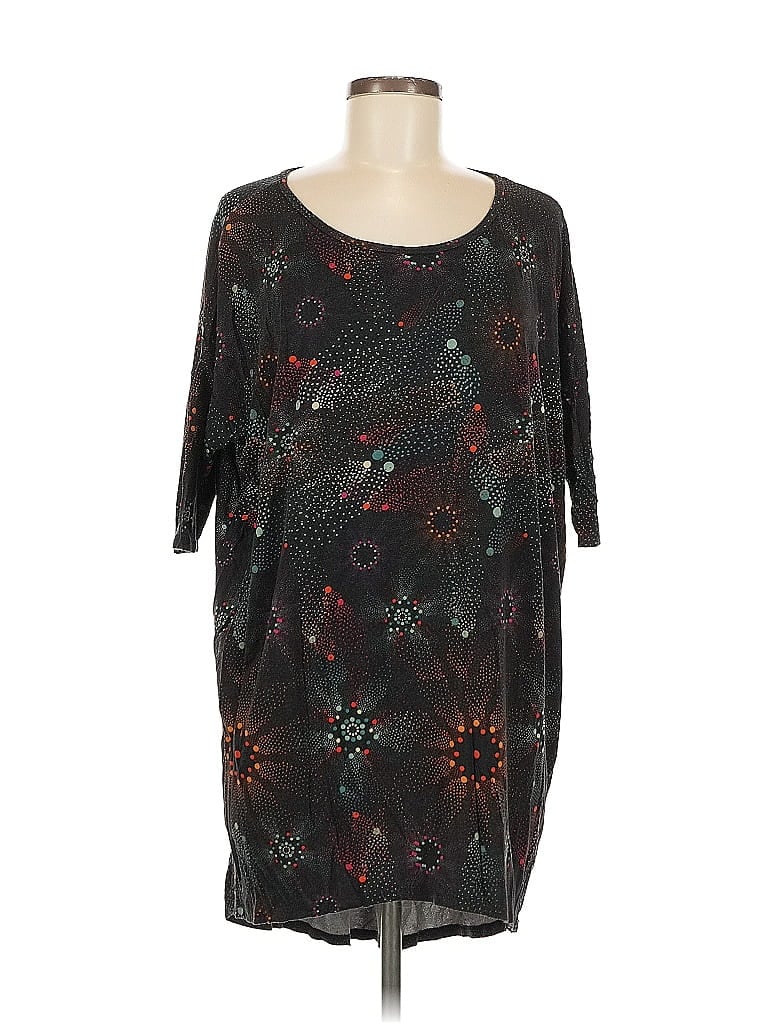 Pre-owned Lularoe Casual Dress In Black